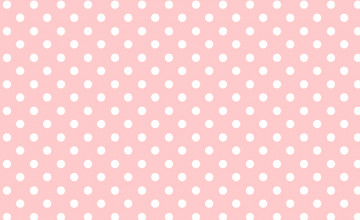 Light Pink Polka Dot Wallpaper