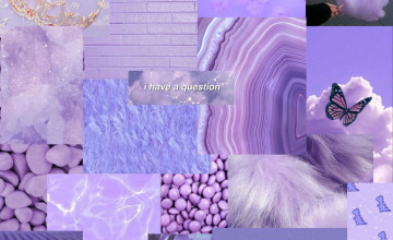Light Purple Collage Wallpapers