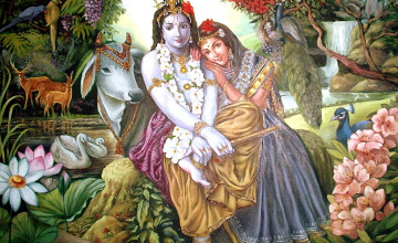 Lord Krishna and Radha Wallpapers