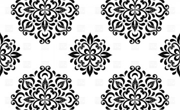 Mandala Wallpaper Black and White