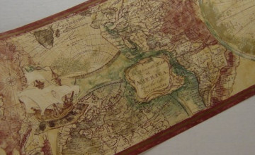 Map Wallpaper Border