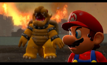 Mario vs Bowser Wallpapers