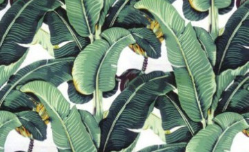 Martinique Banana Leaf Wallpaper