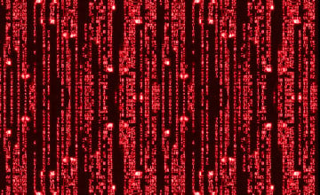 Matrix Binary Code Falling