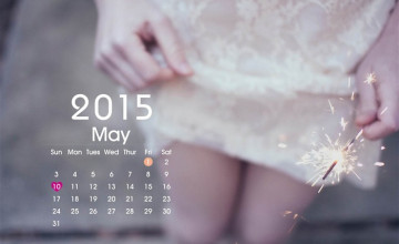 May 2015 Desktop Calendar Wallpapers