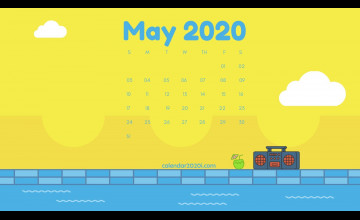 May 2020 Calendar Wallpapers