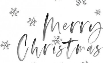 Merry Christmas Black And White Wallpapers