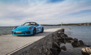 Miami Blue Porsche