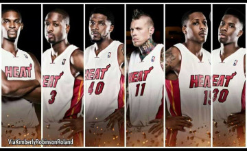 Miami Heat 2015 Roster Wallpapers