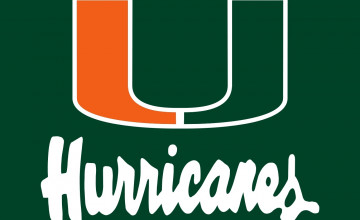 Miami Hurricanes Logo Wallpaper