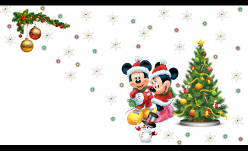 Mickey and Minnie Mouse Christmas Wallpapers