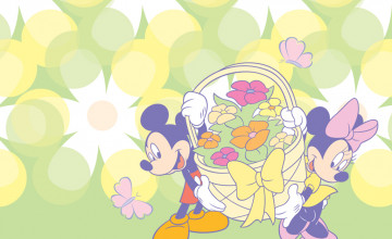 Mickey Mouse Easter Desktop