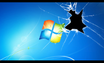 Microsoft Broken Screen Wallpapers