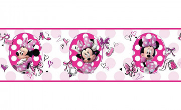 Minnie Mouse Border Wallpaper