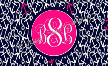 Monogrammed Wallpapers for iPhone