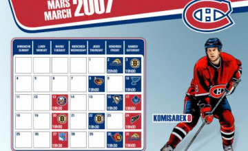Montreal Canadiens Schedule Wallpaper