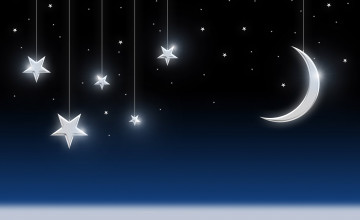 Moon and Stars Wallpapers