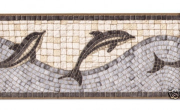 Mosaic Tile Wallpaper Border