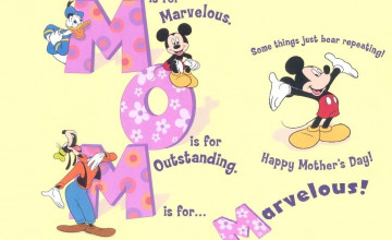 Mother\'s Day Cartoons Wallpapers