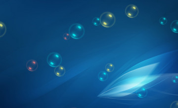 Moving Bubbles Desktop Wallpaper
