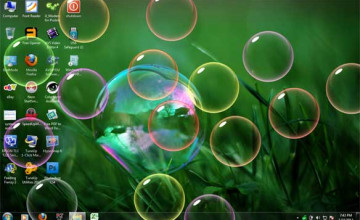 Moving Bubbles Wallpaper