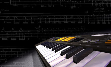 Music Keyboard Wallpaper