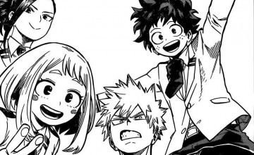 My Hero Academia Black and White Wallpapers