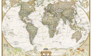 National Geographic World Map Wallpapers