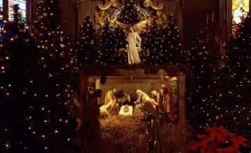 Nativity Scene Desktop Wallpapers