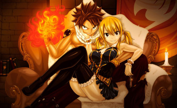 Natsu and Lucy Wallpapers