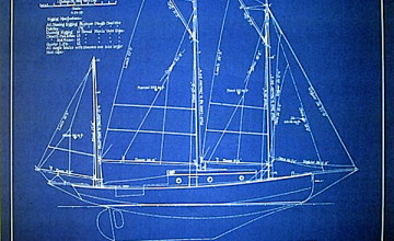 Nautical Blueprint Wallpapers