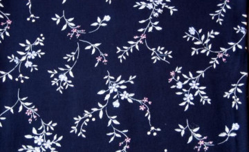 Navy and White Patterned Wallpaper