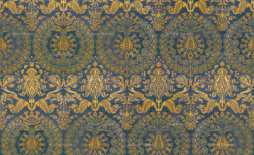 Navy Blue and Gold Wallpaper