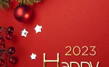 New Year 2023 Red Wallpapers