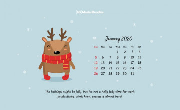 New Year Calendar 2020 Wallpapers
