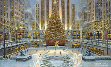New York Christmas Wallpaper