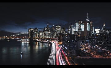 New York City At Night Wallpaper