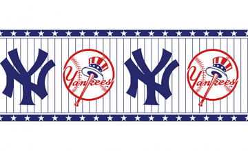 New York Yankees Wallpaper Border