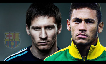 Neymar Jr and Messi Wallpaper