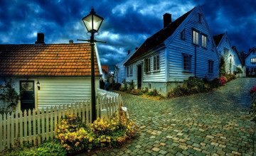 Night Village Wallpapers