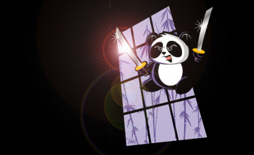 Ninja Panda Wallpapers