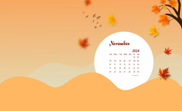 November 2024 Calendar Wallpapers