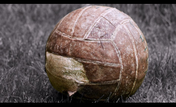 Old Ragged Football Ball