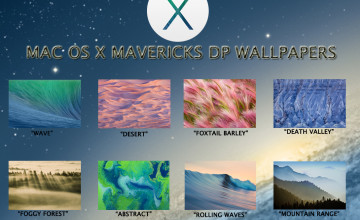 OS X Mavericks Wallpapers Pack