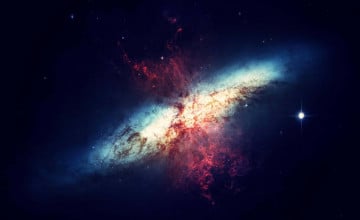 Outer Space Red 4k