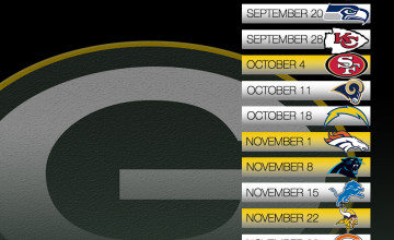 Packers 2015 Schedule