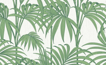 Palm Leaf Pattern Wallpaper