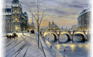 Paris in Winter Wallpapers