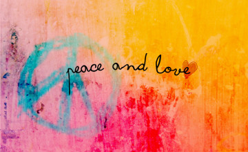 Peace and Love Wallpaper