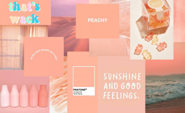 Peach Color Aesthetic Wallpapers
